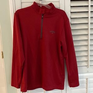 Callaway golf maroon pullover. Men’s size medium, maroon